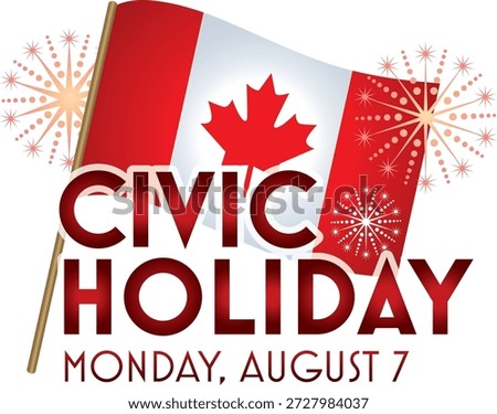 An informative and celebratory concept representing Canada’s Civic Holiday, observed on the first Monday of August. The August long weekend honors local heritage, community pride, and recreation, with Canadians enjoying outdoor activities, festivals, and time with family across provinces and territories.