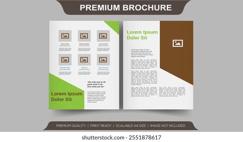 Modelo Informativo de Projeto de Folheto da Empresa
