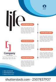 Informative Corporate Case Study Brochure Template Design