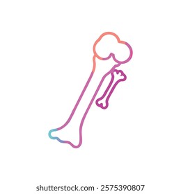 Informative Icon of Femur Anatomy