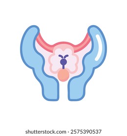 Informative Icon of Hypothalamic Pituitary Axis