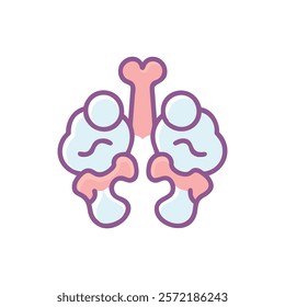 Informative Icon of Parietal Bones Anatomy