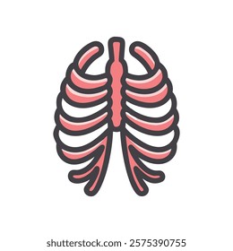 Informative Illustration of Floating Ribs Anatomy