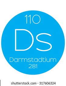 An Informative Illustration of the Periodic Element - Darmstadium