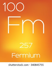 An Informative Illustration of the Periodic Element - Fermium