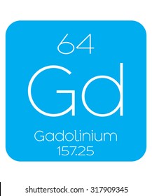 An Informative Illustration of the Periodic Element - Gadolinium