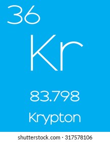 An Informative Illustration of the Periodic Element - Krypton