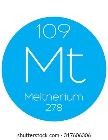 An Informative Illustration of the Periodic Element - Meitnerium