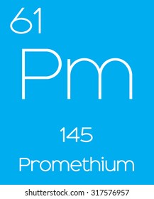 An Informative Illustration of the Periodic Element - Promethium