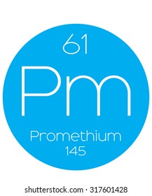 An Informative Illustration of the Periodic Element - Promethium