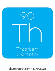 An Informative Illustration of the Periodic Element - Thorium