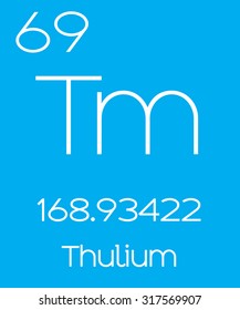 An Informative Illustration of the Periodic Element - Thulium