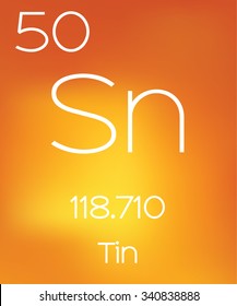 An Informative Illustration of the Periodic Element - Tin