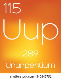 An Informative Illustration of the Periodic Element - Ununpentium