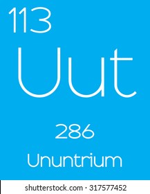 An Informative Illustration of the Periodic Element - Ununtrium