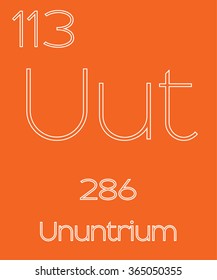 An Informative Illustration of the Periodic Element - Ununtrium