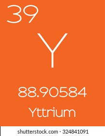 An Informative Illustration of the Periodic Element - Yttrium