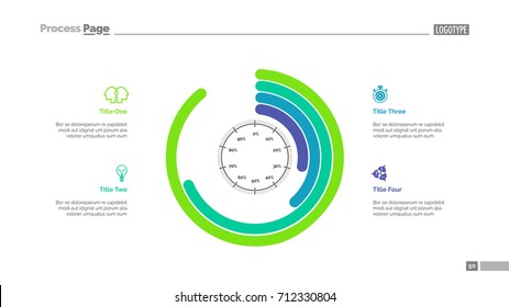 Informative infographics slide template