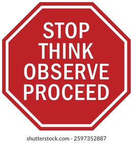 Informative safety sign and labels
