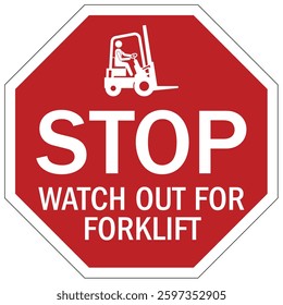 Informative safety sign and labels