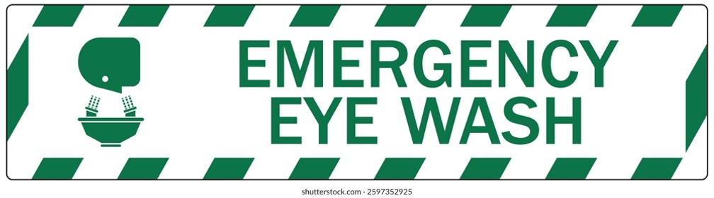 Informative safety sign and labels
