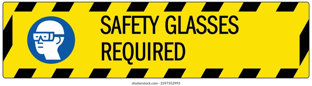 Informative safety sign and labels