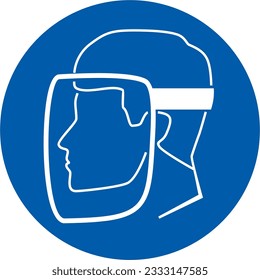 informativo, careta, elemento de protección personal, protección de cara, epp, precaución, informative, face shield, personal protective equipment, face protection, epp, precaution 