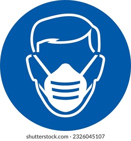 informativo, siñal, simbolo, mascarilla antipolvo, tapabocas,
information, sign, symbol, dust mask, face shield.






