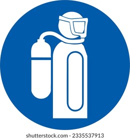 informativo, uso de tanque de oxigeno, respiración, buceo, aviso, precaución, informative, oxygen tank use, breathing, diving, warning, caution, precaution