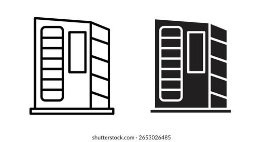Ícone de cabine de calor infravermelho Design de logotipo Modelo de vetor Ilustração