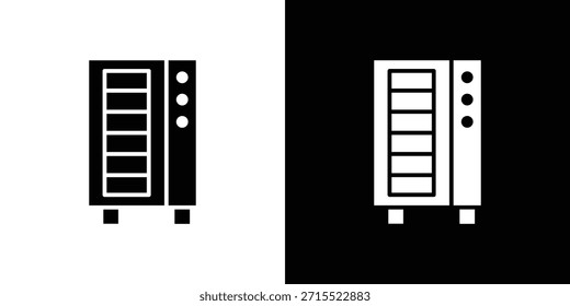 Infrared heat cabin icon vector, solid illustration, pictogram set.