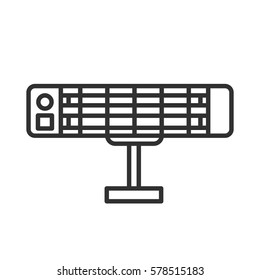 infrared heater. heat lamp