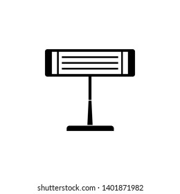 Infrared heater vector icon. Climatic equipment icon.