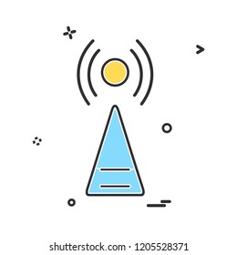 Infrared icon design vector