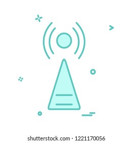 Infrared icon design vector