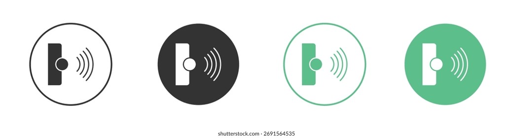 Conjunto de iconos infrarrojos. para concepto móvil y Diseño web.