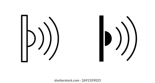 Icono infrarrojo Ilustración vectorial simple para gráficos y Diseño web.