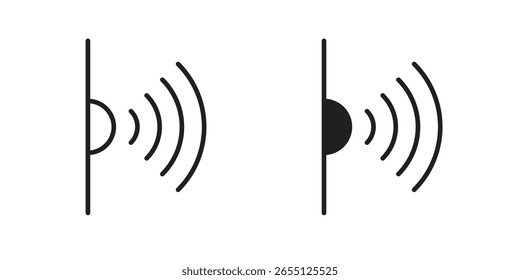 Infrared icon vector design. set web icons