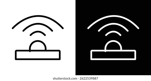 Infrared icon vector illustration EPS