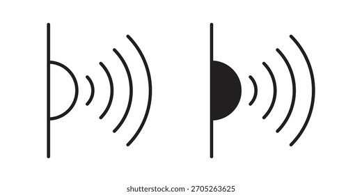 Infrared icon Vector isolated design element. EPS10