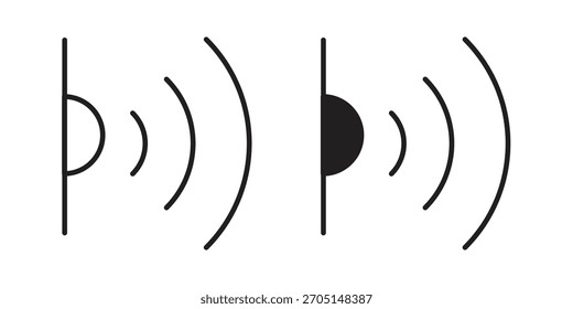 Icono de infrarrojos Vector de diseños modernos planos y de carrera