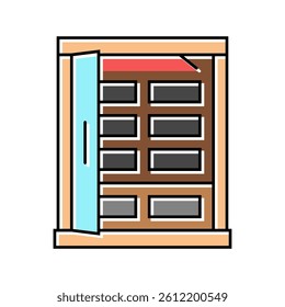 infrared sauna color icon vector. infrared sauna sign. isolated symbol illustration