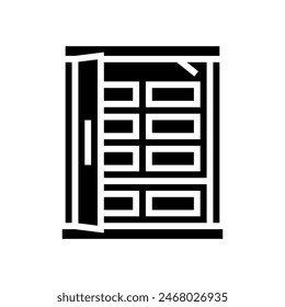 infrared sauna glyph icon vector. infrared sauna sign. isolated symbol illustration