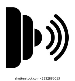 Infrared Sensor Vector Glyph Icon For Personal And Commercial Use.
