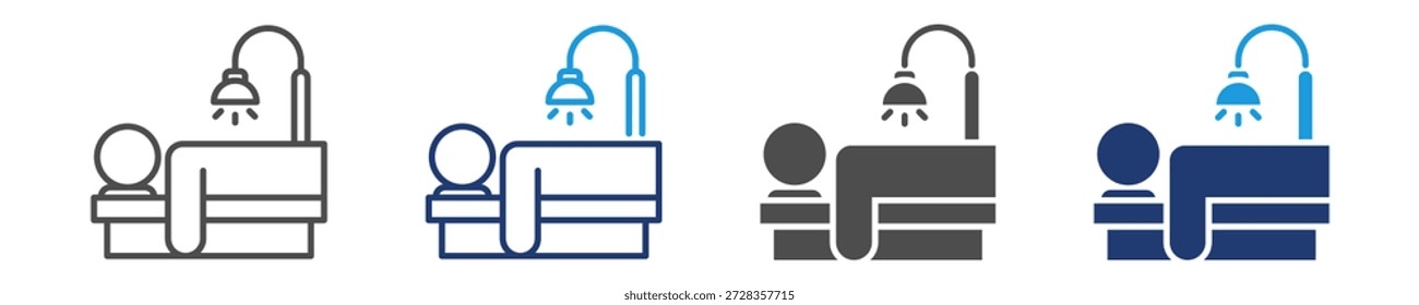 infrared therapy icon set multiple style