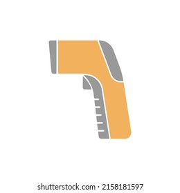 Infrared Thermometer icon illustration template vector