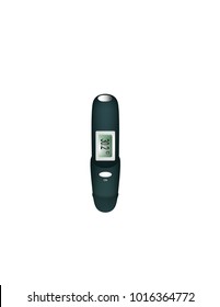 Infrared thermometer on a white background