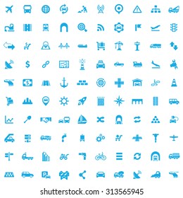 infrastructure 100 icons universal set for web and mobile 