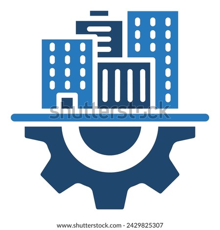 Infrastructure icon line vector illustration