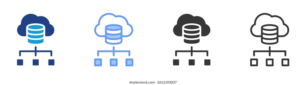 Infrastructure icon set multiple style collection
